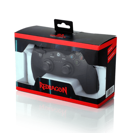 Redragon G808 Harrow Gamepad, PC Game Controller, Joystick with Dual Vibration, for Windows PC, PS3, Playstation, Android, Xbox 360 Black-Wireless Redragon G808 Harrow Gamepad, PC Game Controller, Joystick with Dual Vibration, for Windows PC, PS3, Playstation, Android, Xbox 360 Black-Wireless